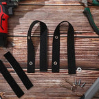 Six sets of premium nylon wall anchors with mounting screws and metal plates for baby proofing