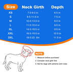 Joypig breathable mesh dog cone collar side angle highlighting soft padded inner lining
