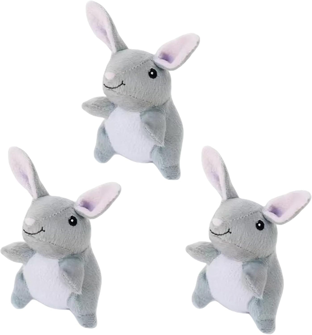 Back view of ZippyPaws Miniz interactive dog toy