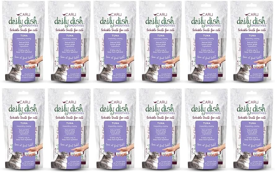 Caru - Daily Dish Chicken Smoothies - Lickable Treat for Cats - Supports Pet Hydration - Wet Cat Food/Meal Topper - Traceable Ingredients - Wheat, Corn & Soy Free - Non-GMO - 0.5 oz - 4 Tubes - Image 11