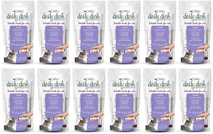 Caru - Daily Dish Smoothies - Lickable Chicken Cat Treat or Pet Food Topper - .5oz Tubes - 4 Tubes per Pack - 12 Pack - Image 12