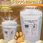 Organic grass-fed bovine collagen powder for cats and dogs