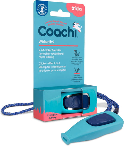 Coachi whizzclick combined clicker and whistle for canine distance control