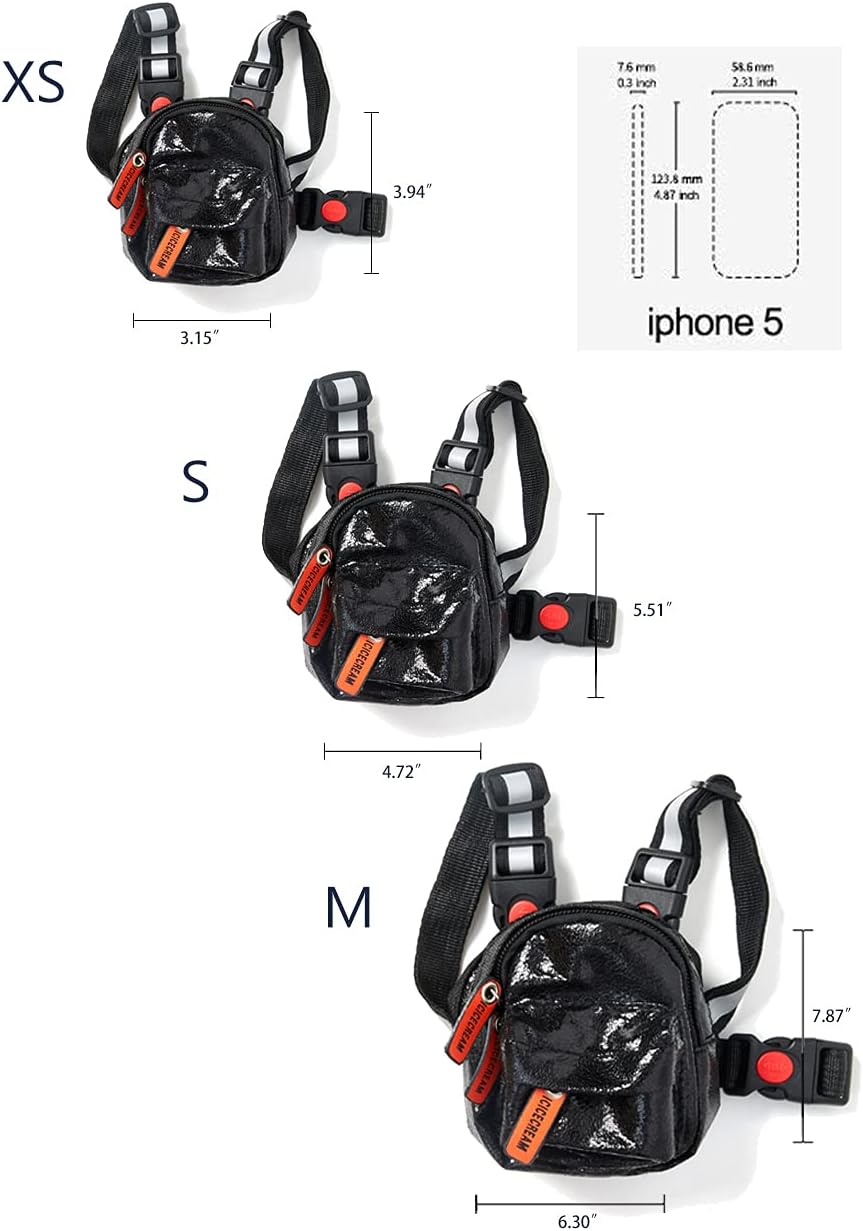 Icicecream reflective dog harness showcasing the night-safe high-visibility strips on the shoulder padding.