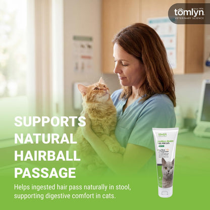 Tomlyn hairball remedy gel for cats and kittens tuna flavor formula