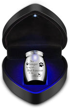 XIUDA 1.57 inches Mini Pet Memorial Small Urns for Dog and Cat Ashes, Stainless Steel Cremation Urn, Pet Paw Print Keepsake Urn for Ashes - No Longer by My Side Forever in My Heart - Image 12