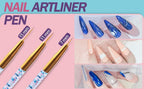Detailed view of Artdone nail liner pens for fine art