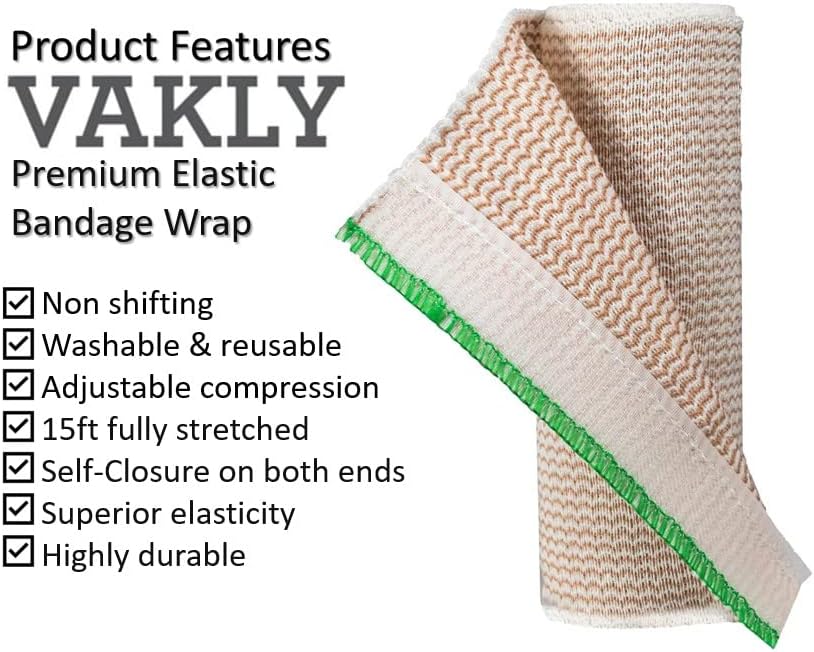Pack of 10 Vakly compression wraps imported from the USA for Indian first aid kits