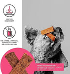 Back of Bixbi dog treat bag with ingredient list