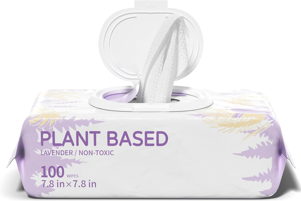 IMMHABI 400 Count Lick-Safe Dog Wipes, Lavender Plant-Based Hypoallergenic Dog Wipes for Paws, Butt, and Anal Gland Care, Cleansing & Deodorizing for Puppies - Image 9