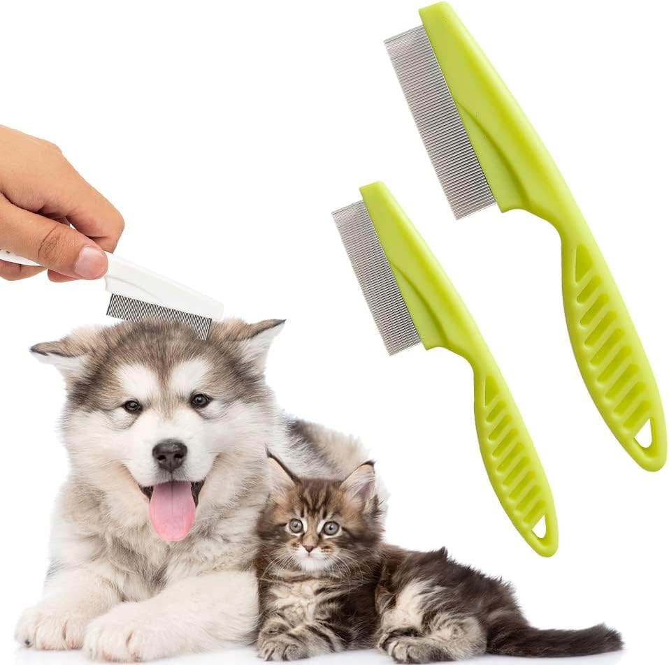 Juduna 2 pack multifunctional pet comb kit front view