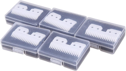 Bulk packaging arrangement of the twenty pieces lot of ceramic pet grooming blades.