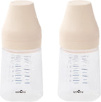 Spectra wide neck baby bottles 2 pack front view