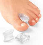 Povihome gel bunion corrector 10 pack front view for toe alignment.