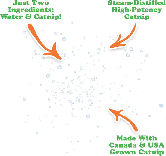 High potency organic catnip mist bottle for multi cat households