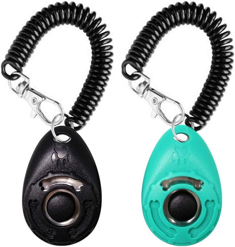 OYEFLY dog training clicker front view positive reinforcement tool