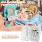 Complete puppy nursing set with hygienic storage container