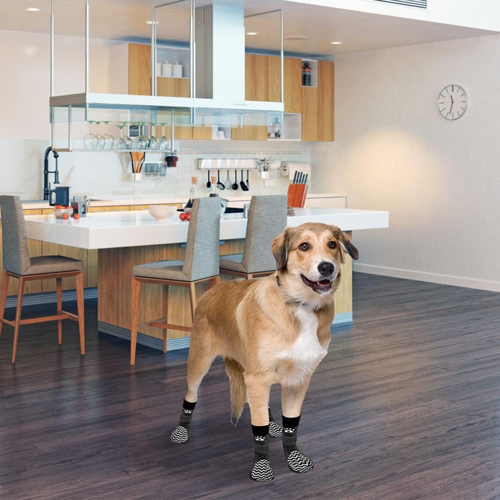 Side view of Pupteck paw protector socks for dogs