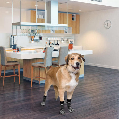 Side view of Pupteck paw protector socks for dogs