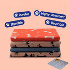 Close up view of multi-layer fabric structure of Boryaowang pet pad
