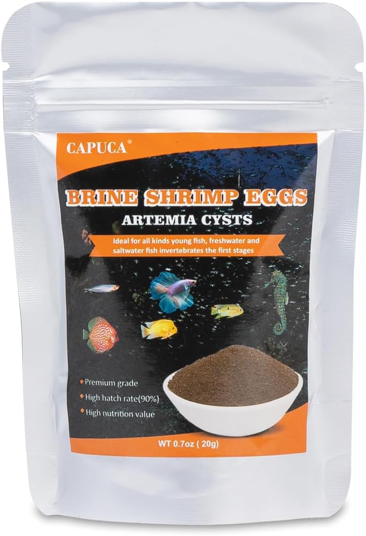 Capuca zero preservative freeze dried brine shrimp cubes for aquatic pets