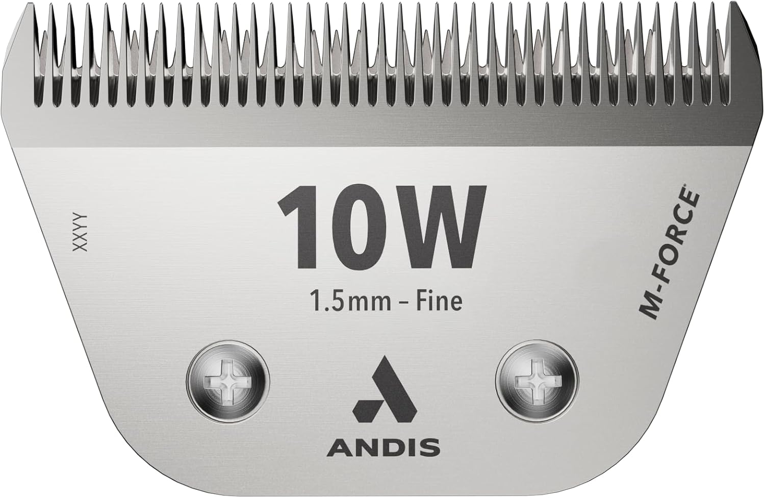 Andis 563659 7W wide blade packaged layout illustrating the official branding and model identification numbers.