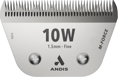 Andis 563659 7W wide blade packaged layout illustrating the official branding and model identification numbers.