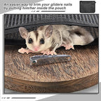 Packaging view of the Abbylike two piece small pet grooming accessory set.