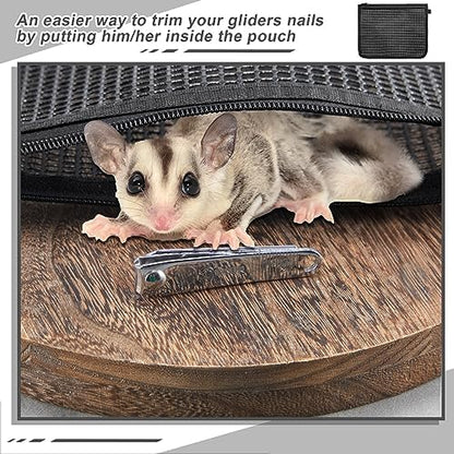 Packaging view of the Abbylike two piece small pet grooming accessory set.