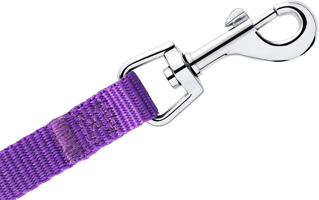 Amagood durable five eighths inch wide pet leash premium hardware