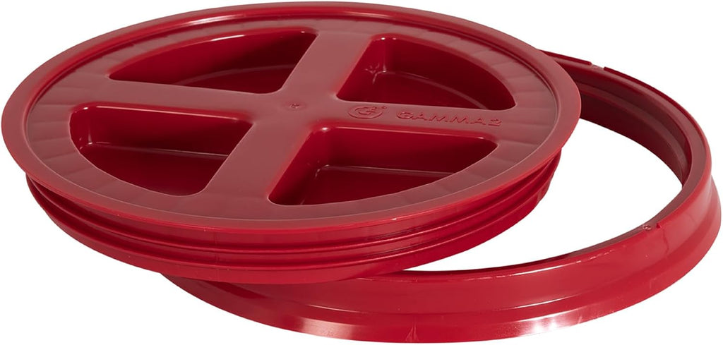 Gamma2 Gamma Seal Lid for Utility Buckets - Fits 3.5, 5, 6 & 7 gallon buckets, White, Made in USA - Image 11