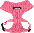 Puppia Soft Dog Harness Pink Medium front view