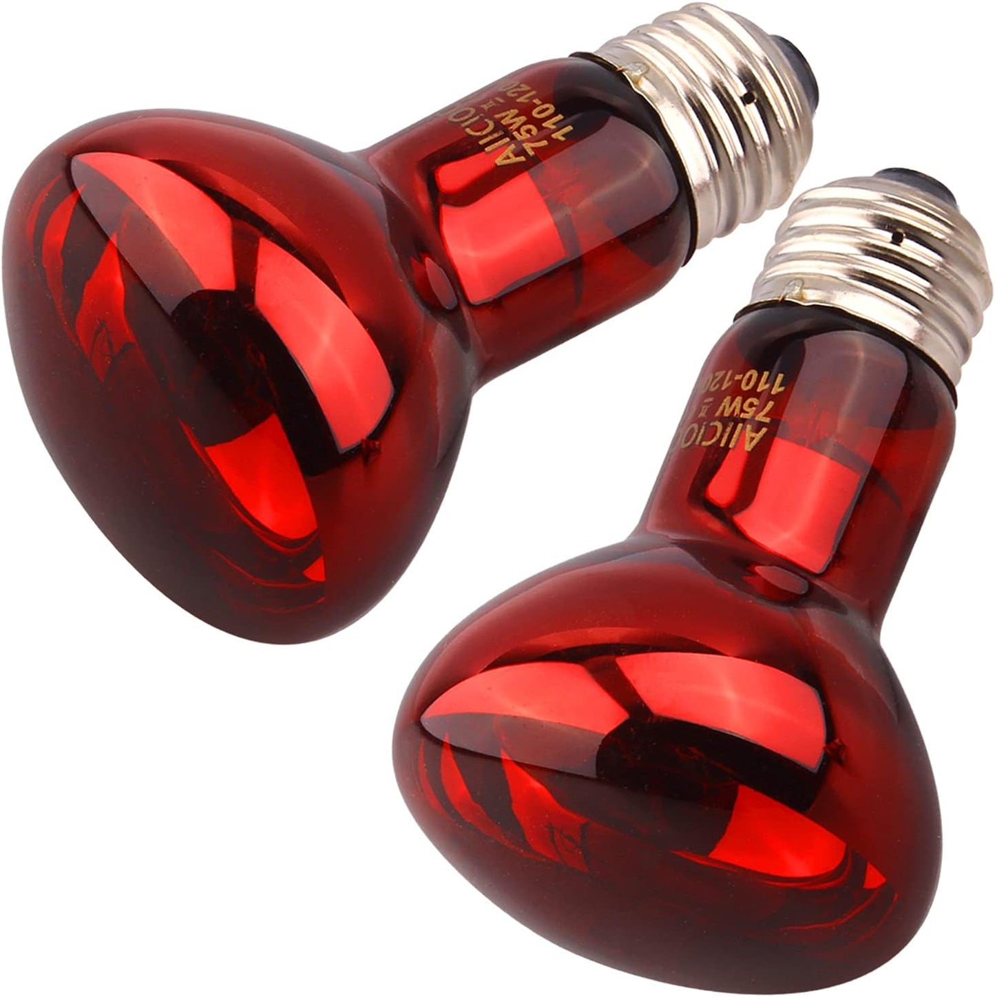 Aiicioo Reptile Basking Light Bulb - 150W Reptile Heat Lamp 2 Pack UVA Daylight Amphibians Basking Bulb for Bearded Dragon Turtle Hermit Crab Gecko Lizard Chicken - Image 14