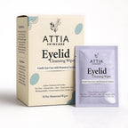Attia Micellar Eyelid Cleansing Wipes front view box packaging