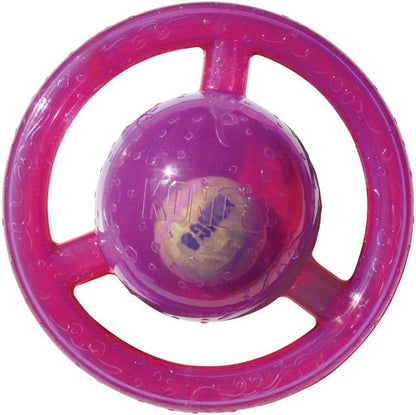 KONG Jumbler Disc dog toy front view for large breeds