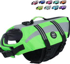 EMUST Life Vests for Dogs, Lightweight Small/Medium/Large Dog Life Preserver, XL Dog Life Jacket for Swimming/Boat/Water, Life Jacket for Large Dogs, NewTurquoise, XL - Image 11