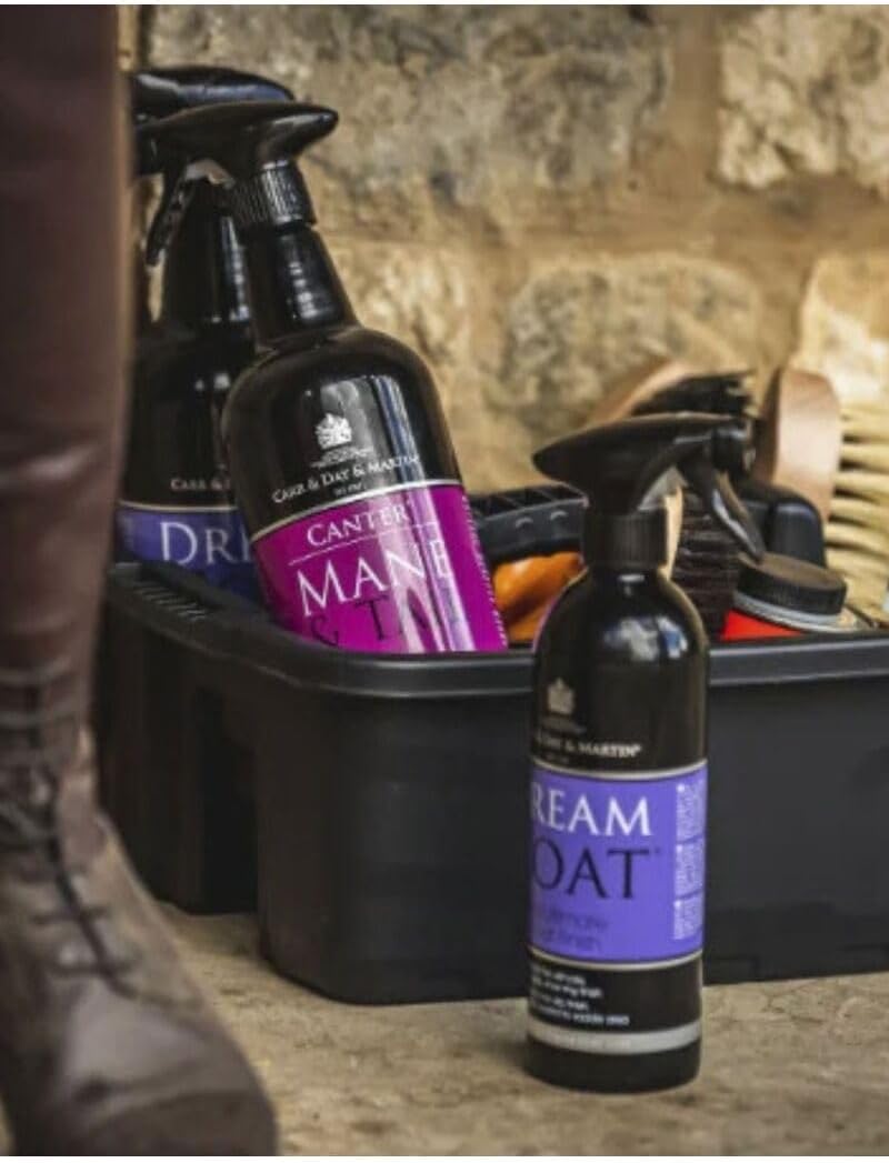 USA imported equestrian grooming product Carr and Day and Martin Dreamcoat spray
