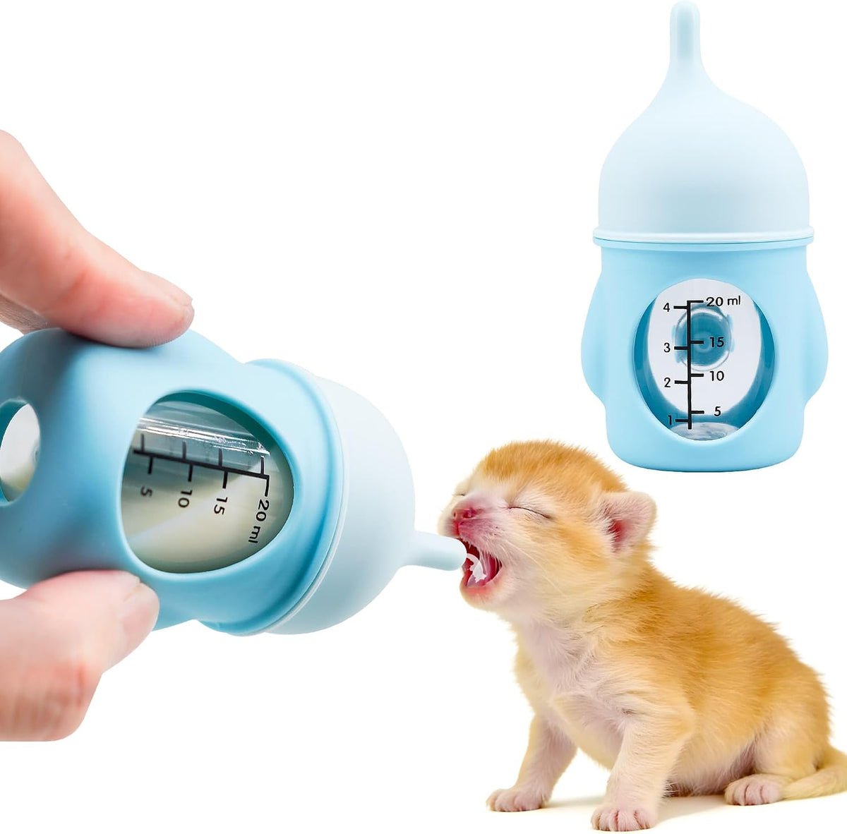Packaged YeulYuuri 20ml pet feeding bottle for small animals