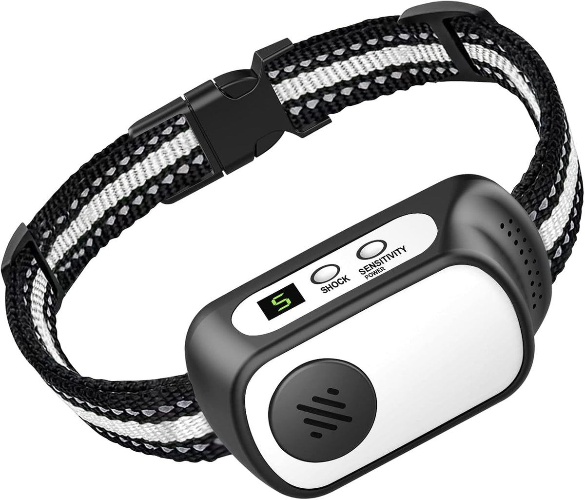 Rechargeable Dog Bark Collar with Beep Vibration and Shock,Anti Barking Collar for Small Medium Large Dogs, Humane Dog Training Device with 5 Adjustable Sensitivity Levels - Image 11