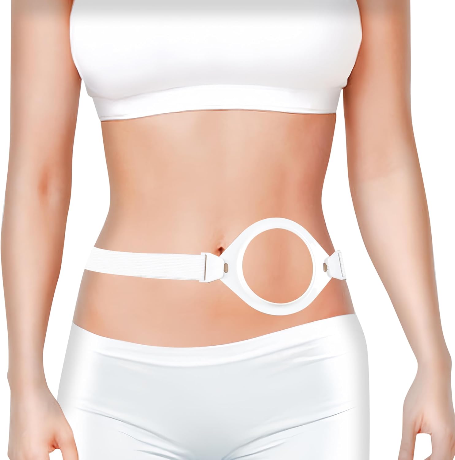 NIdreamCE Adjustable Unisex Ostomy Hernia Belt front view for medical support