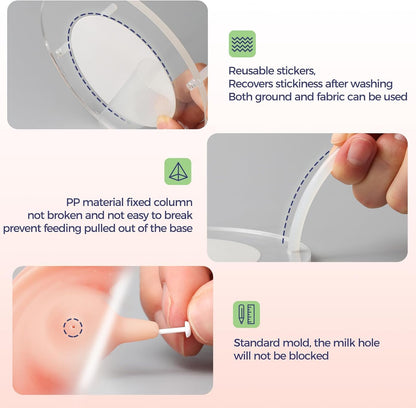 Elevonix kitten nursing bowl with included three milliliter manual feeding syringe accessory