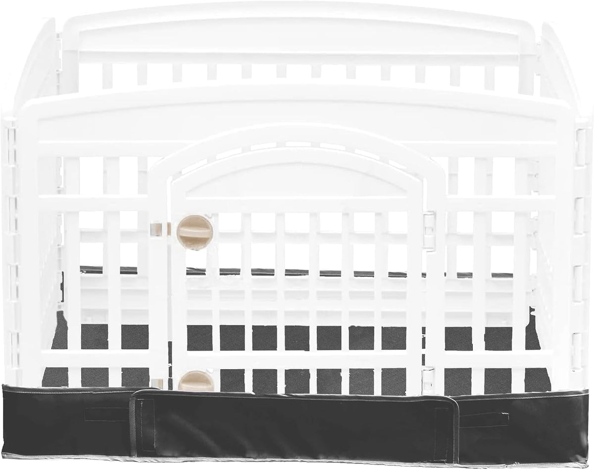 Dog Playpen Bottom Pad Fits for 36 Inch 4 Panels Exercise Pet Playpen, Dog Crate Pad Puppy Playpen Pad, Hoop and Loop Design (Note: Playpen Not Included). -Pink - Image 10
