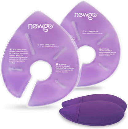 NEWGO Large Size Breast Therapy Pads front view packaging