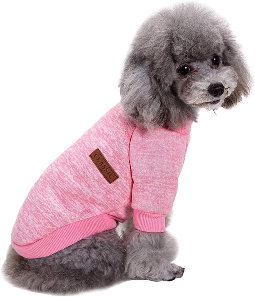 Jecikelon soft knitwear cat winter outfit pink classic patch details
