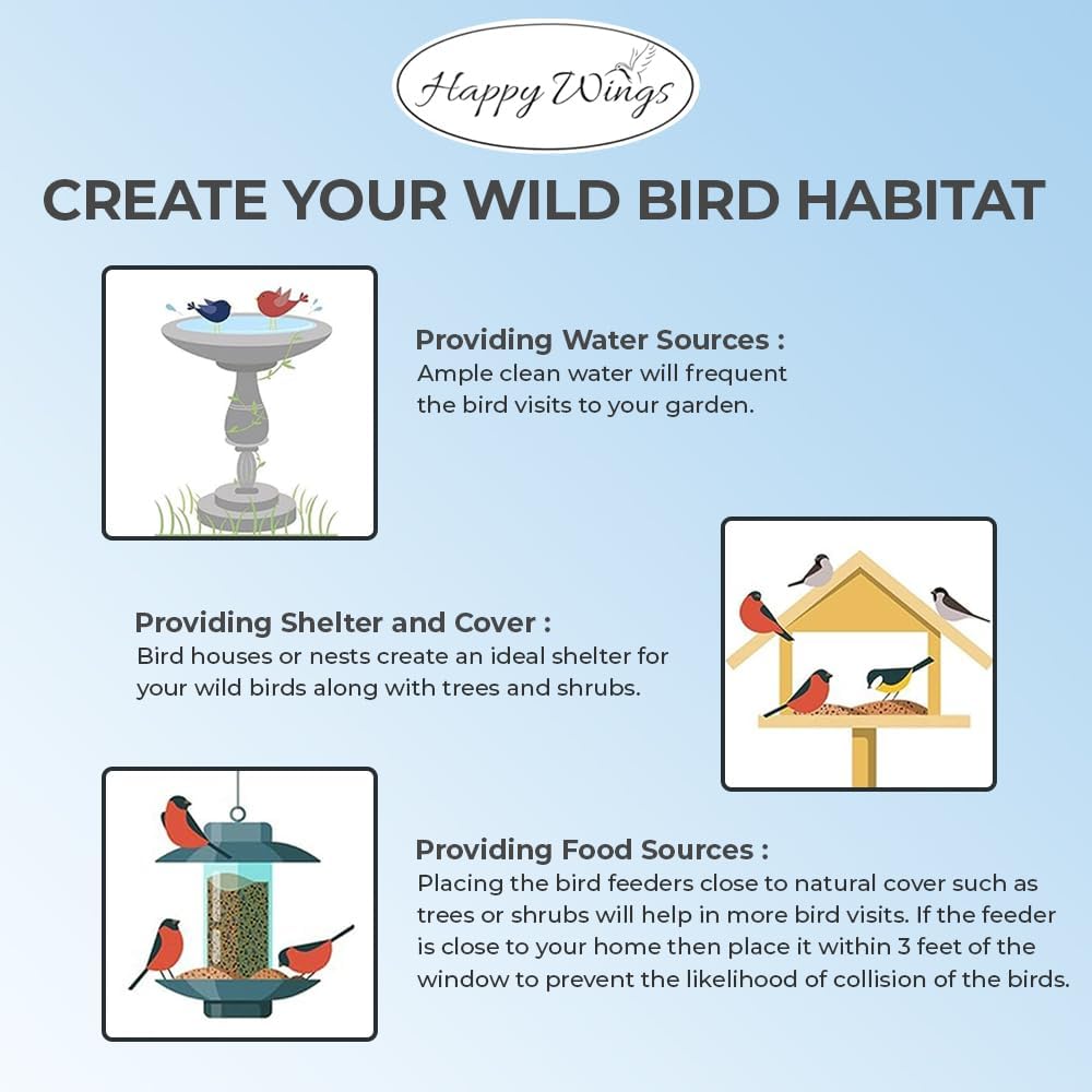 Happy Wings no grow formula bird seed bag display