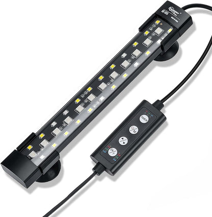 Hygger 24/7 Mode Submersible Aquarium LED Light front view