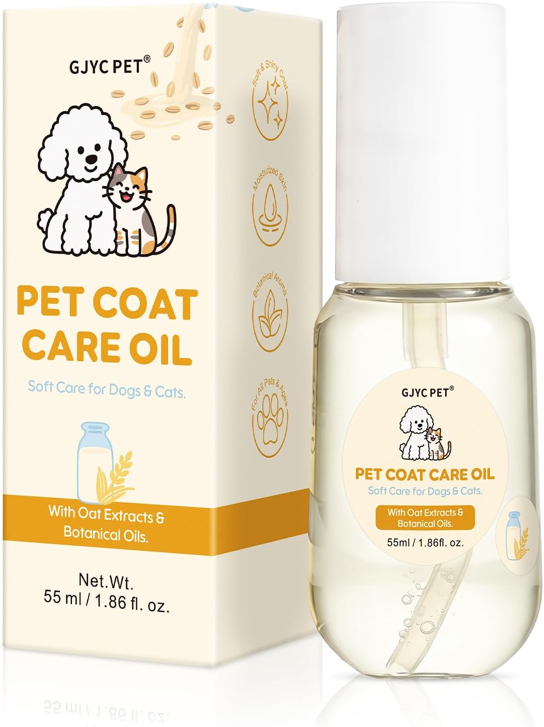 GJYC PET authentic imported pet grooming serum texture demonstration