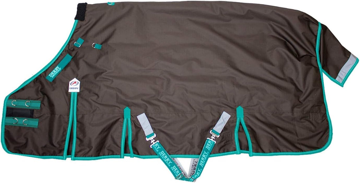 Derby Originals premium equestrian turnout gear rear tail flap view