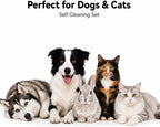 Complete 3-piece LVGSUN pet hair removal set displayed on neutral background
