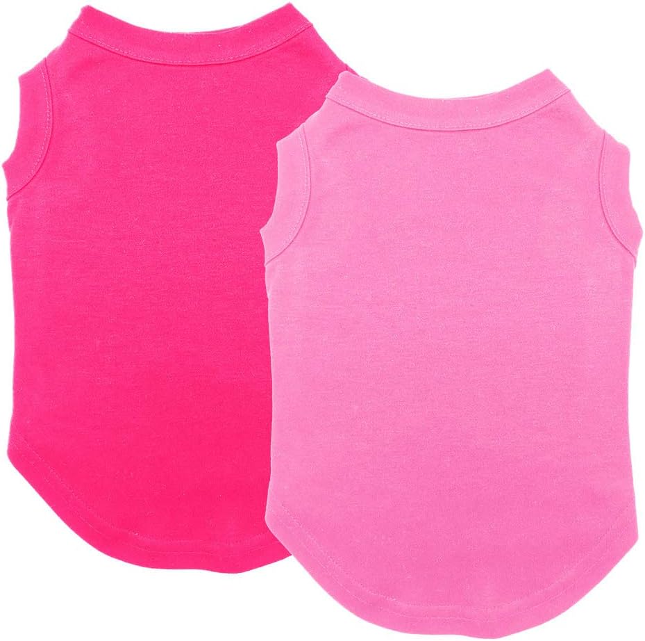 Chol&Vivi Dog Clothes, 2pcs Soft Cotton T-Shirts for Small, Medium, Large, Extra Large Dogs (Black and White, M (18" Chest)) - Image 12